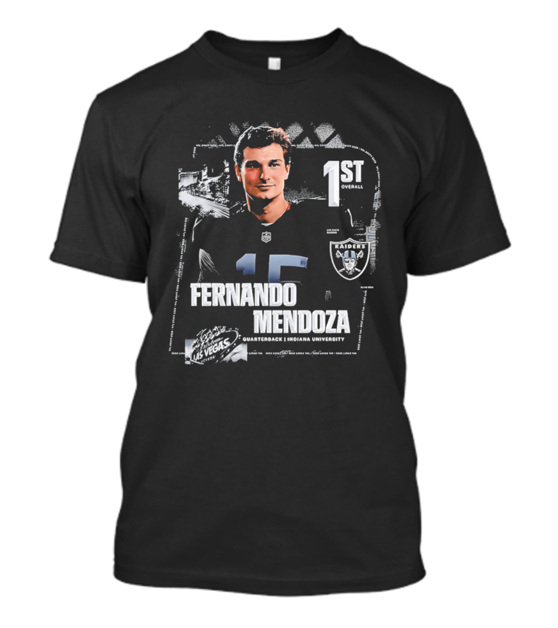 Fernando Mendoza Las Vegas Raiders Quarterback 1st Overall T-Shirt