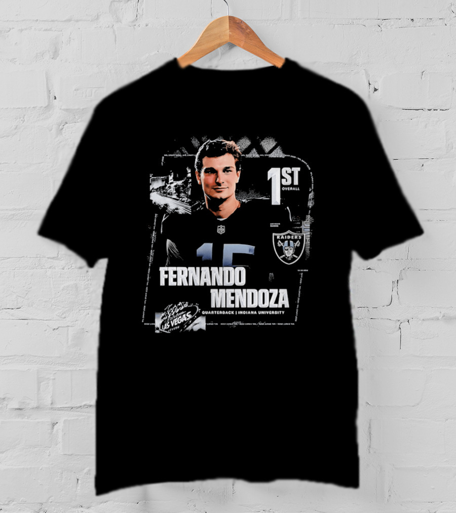 Fernando Mendoza Las Vegas Raiders Quarterback 1st Overall T-Shirt