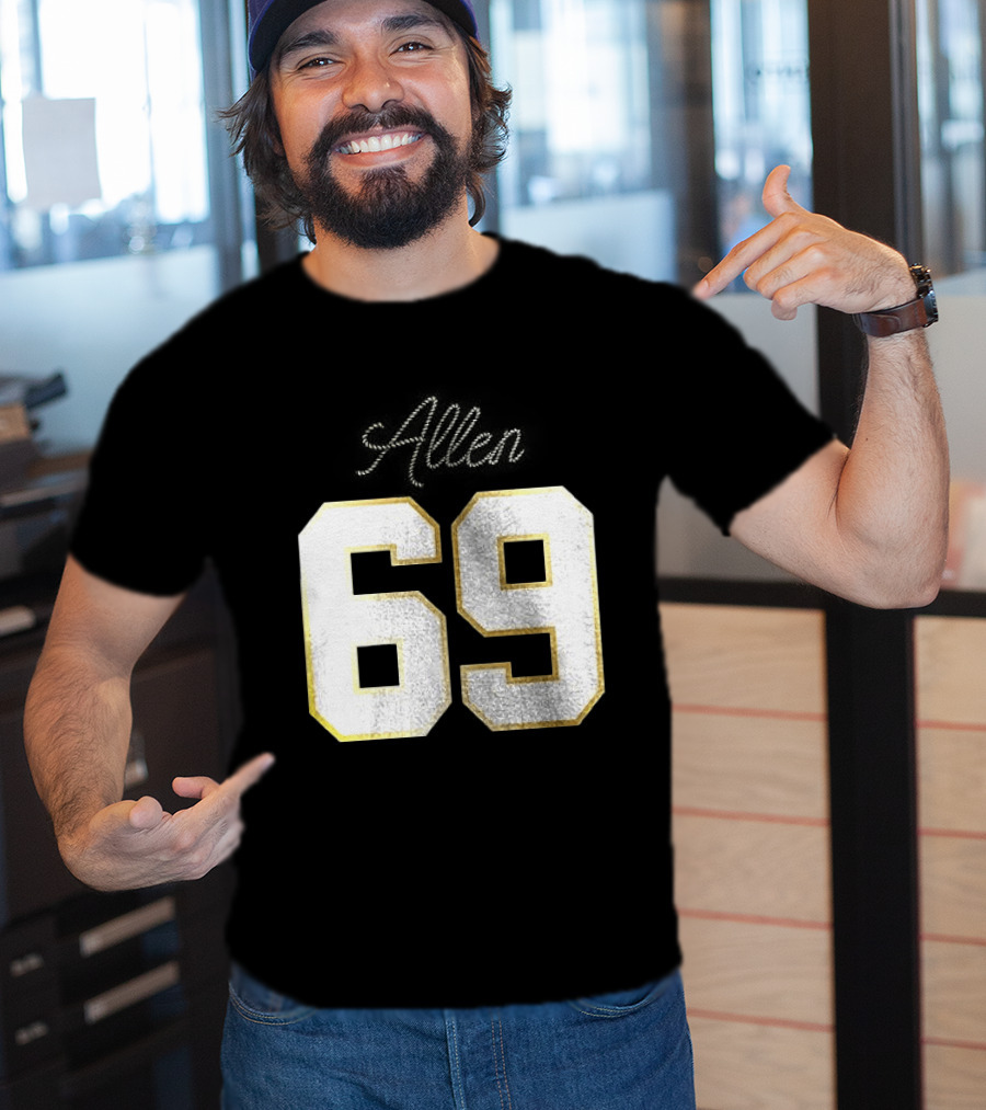 Minnesota Vikings Jared Allen 69 Class Of Legends T-Shirt