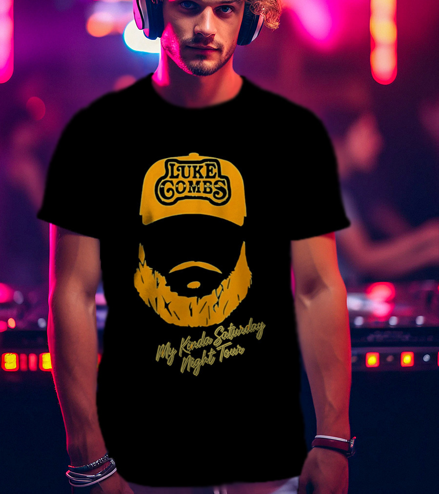 Green Bay Packers Luke Combs My Kinda Saturday Night Tour T-Shirt