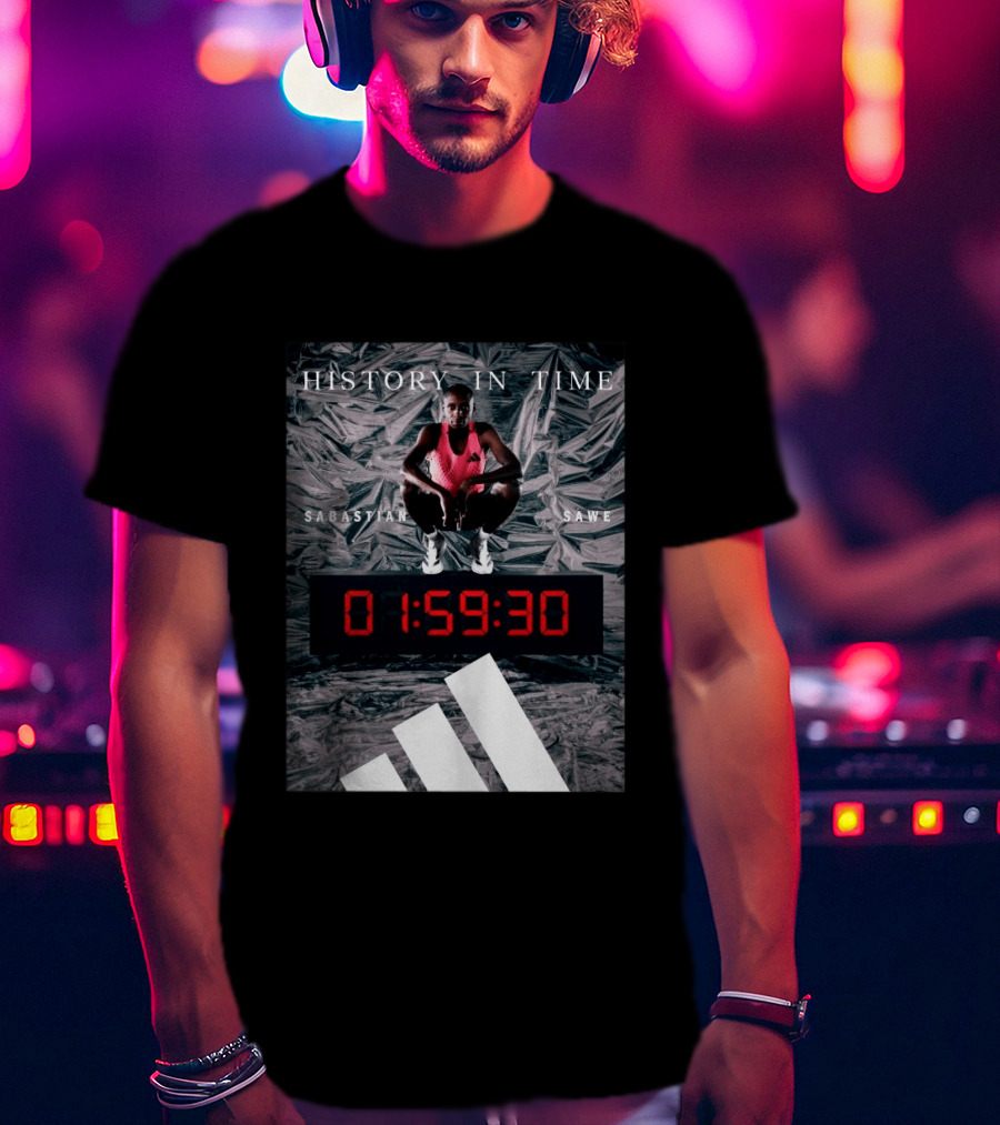 Sabastian Sawe History In Time Marathon 01:59:30 T-Shirt