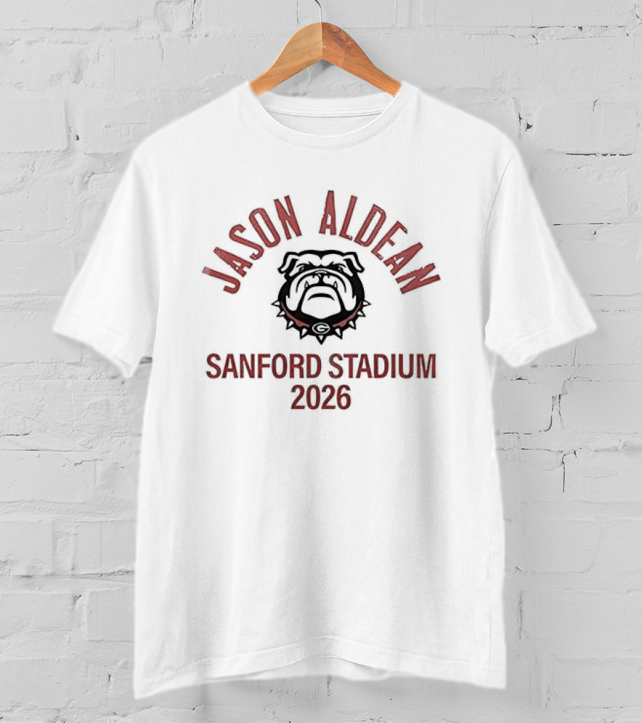 Jason Aldean Sanford Stadium 2026 Bulldog T-Shirt