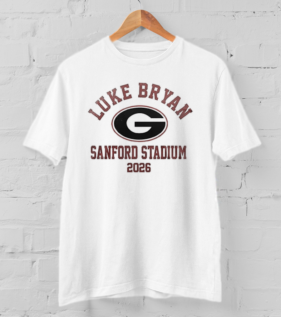 Luke Bryan Georgia Bulldogs Sanford Stadium 2023 T-Shirt