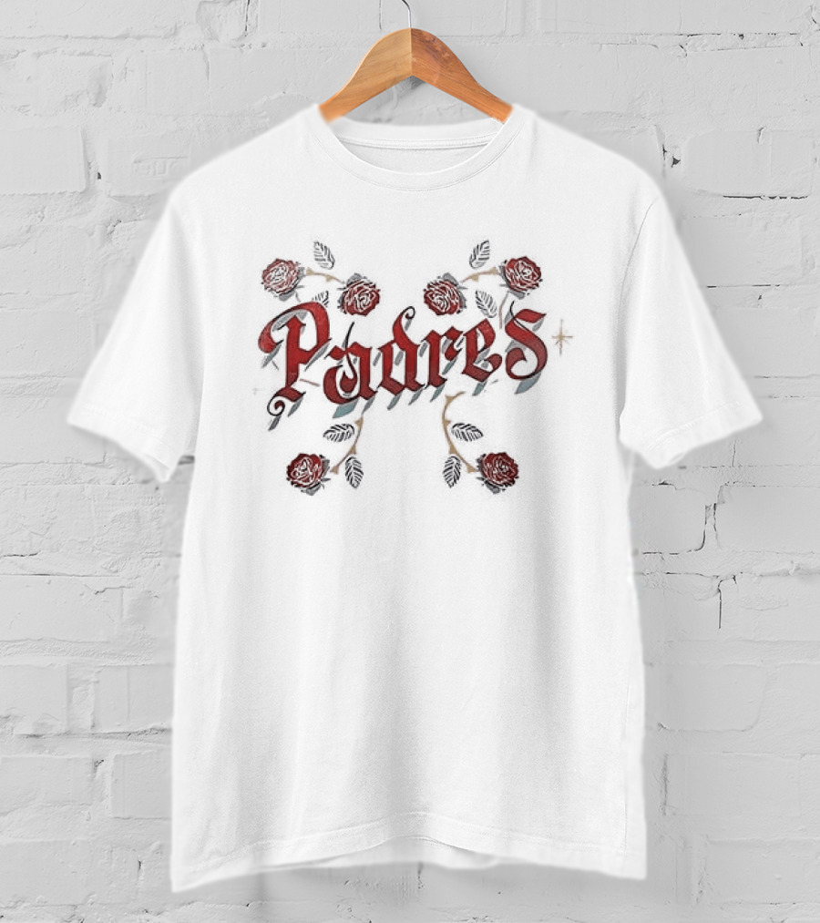 San Diego Padres Mexico City Series Roses MLB World Tour T-Shirt