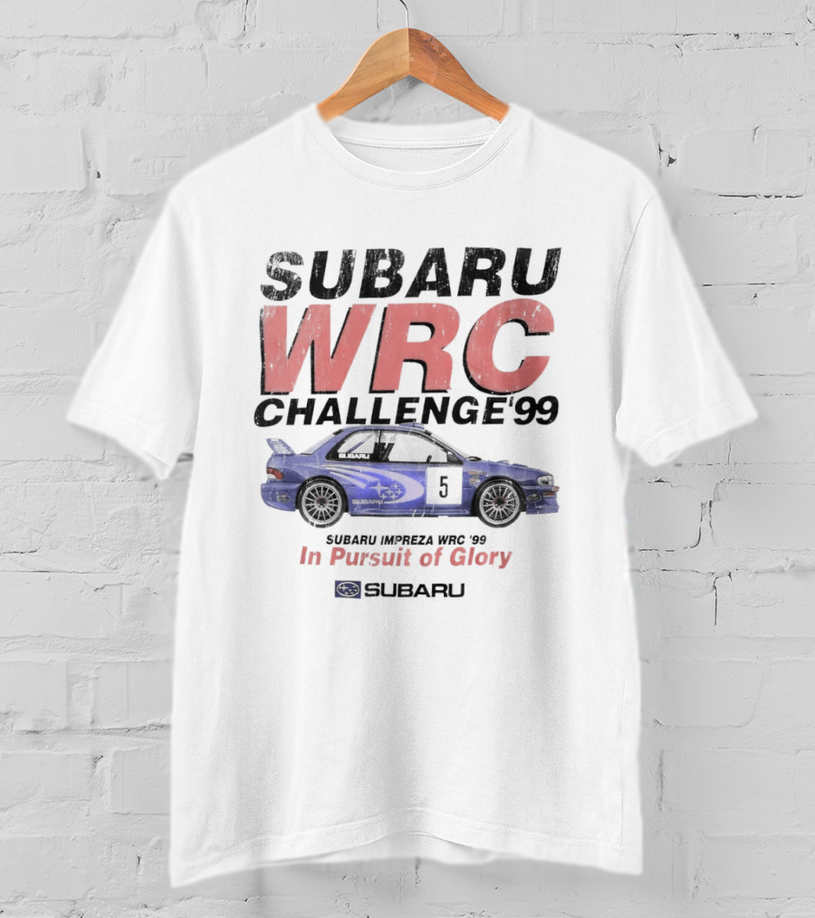 SUBARU WRC CHALLENGE '99 In Pursuit Of Glory T-Shirt