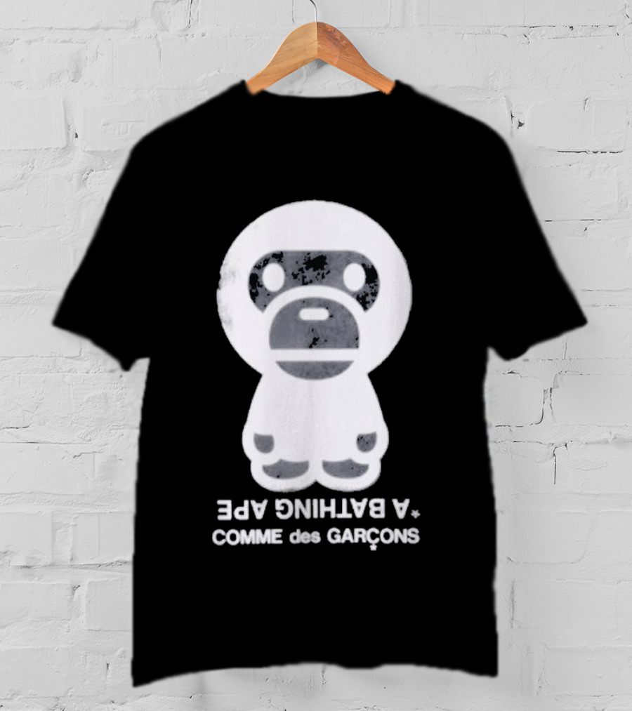Comme Des Garçons A Bathing Ape Baby Milo Collectible Black Set T-Shirt