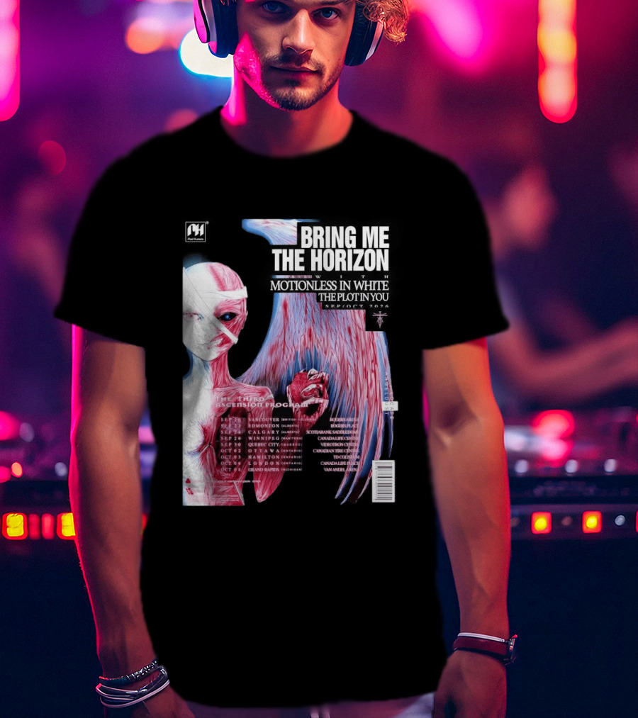Bring Me The Horizon The Third Ascension Program Fall Tour 2026 Canada Dates T-Shirt