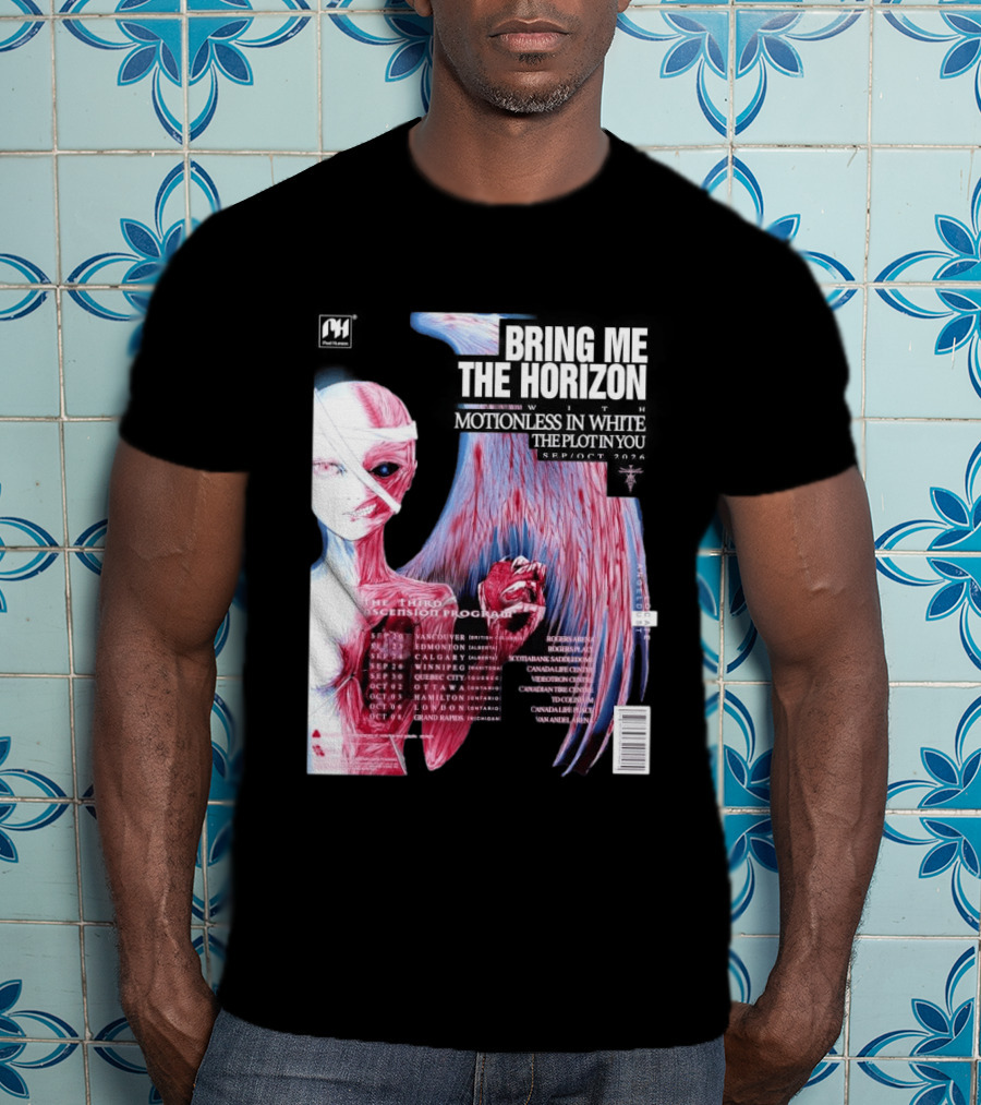 Bring Me The Horizon The Third Ascension Program Fall Tour 2026 Canada Dates T-Shirt