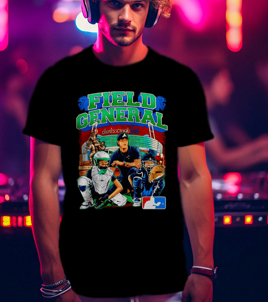 Field General Charles Schwab Field Baseball Player 0002 T-Shirt