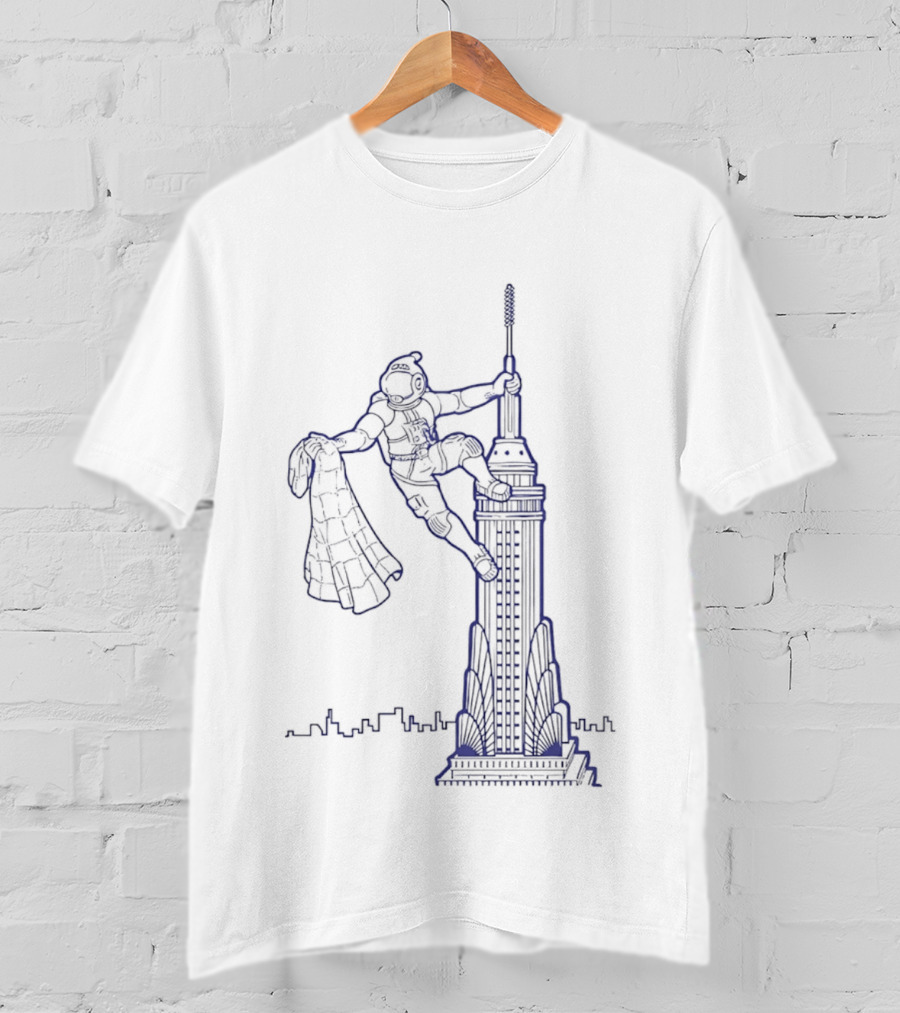 HRBP Spaceman Scaling NYC Building T-Shirt
