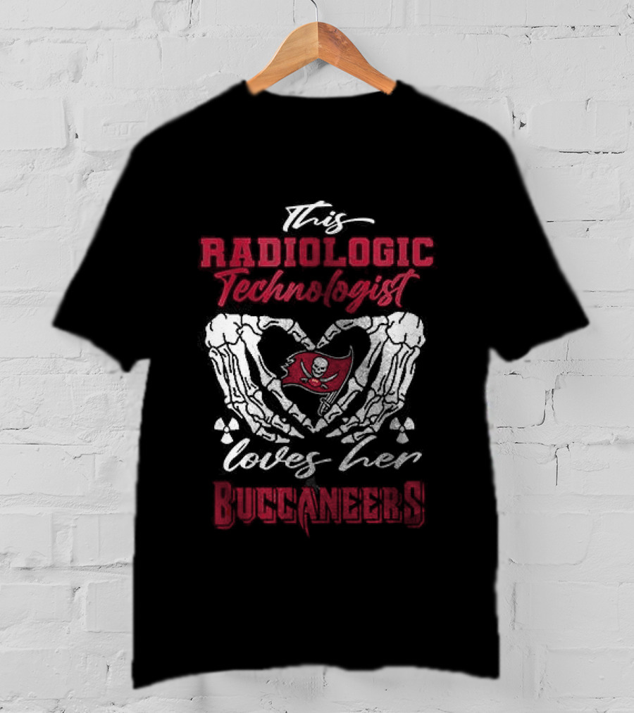 Tampa Bay Buccaneers Radiologic Technologist Loves Her Skeleton T-Shirt