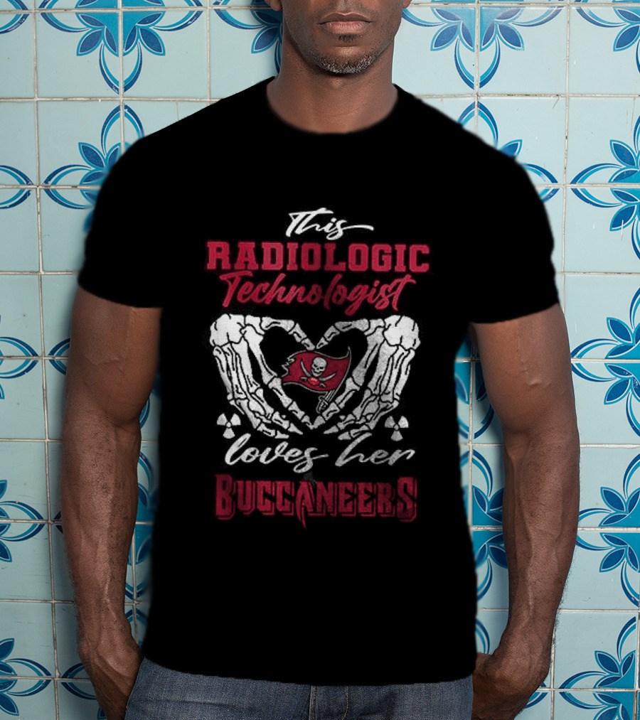 Tampa Bay Buccaneers Radiologic Technologist Loves Her Skeleton T-Shirt