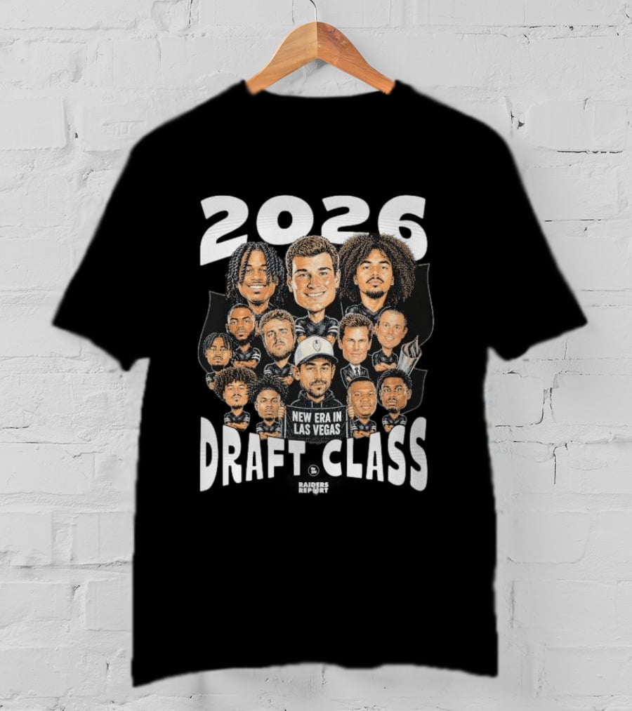2026 New Era In Las Vegas Draft Class Team Players T-Shirt
