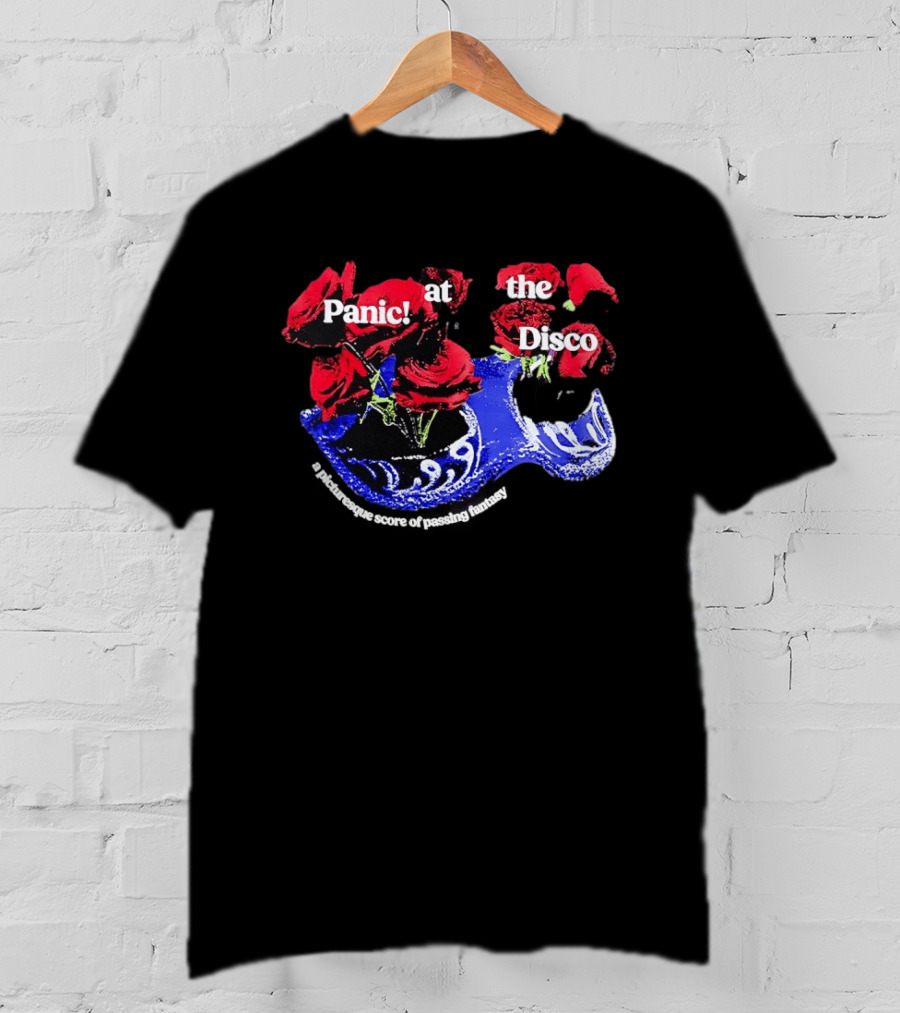 Panic At The Disco Rose Mask Passing Fantasy T-Shirt