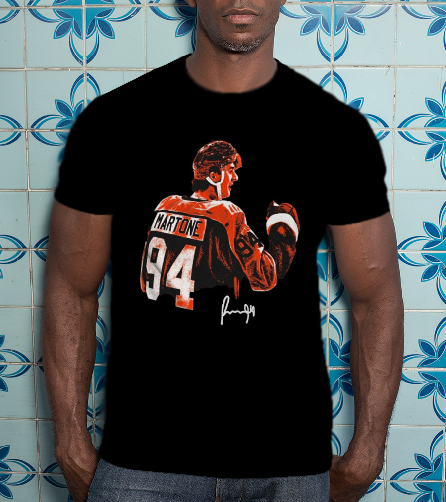 Porter Martone 94 Philadelphia Flyers Hockey NHL Player T-Shirt