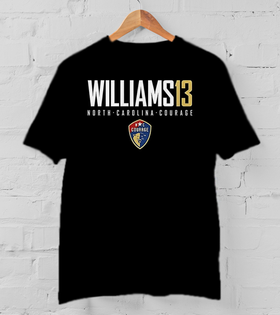WILLIAMS 13 North Carolina Courage NC T-Shirt
