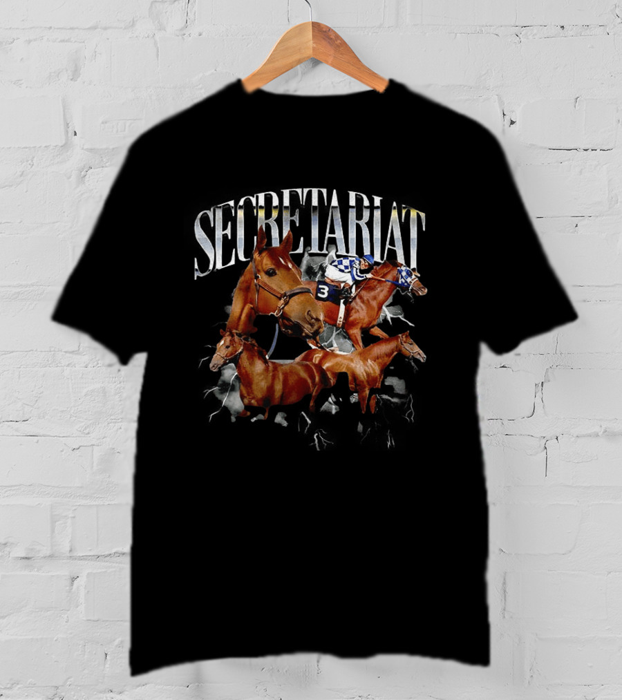 Secretariat Kentucky Derby Champion Horse Racing Legend T-Shirt