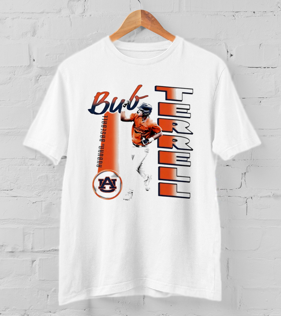 Bub Terrell Auburn Baseball Player Auburn Tigers T-Shirt