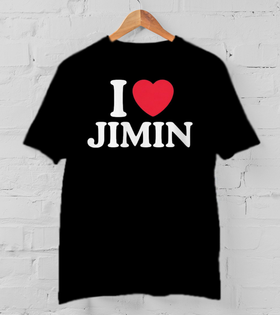I Love Jimin BTS KPop Lover Fan T-Shirt