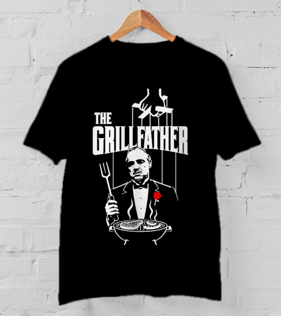 The Grillfather BBQ Cooking Humor T-Shirt