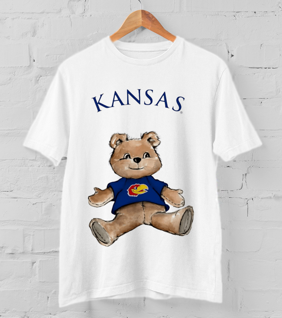 Kansas Jayhawks Teddy Bear KU Jayhawk T-Shirt