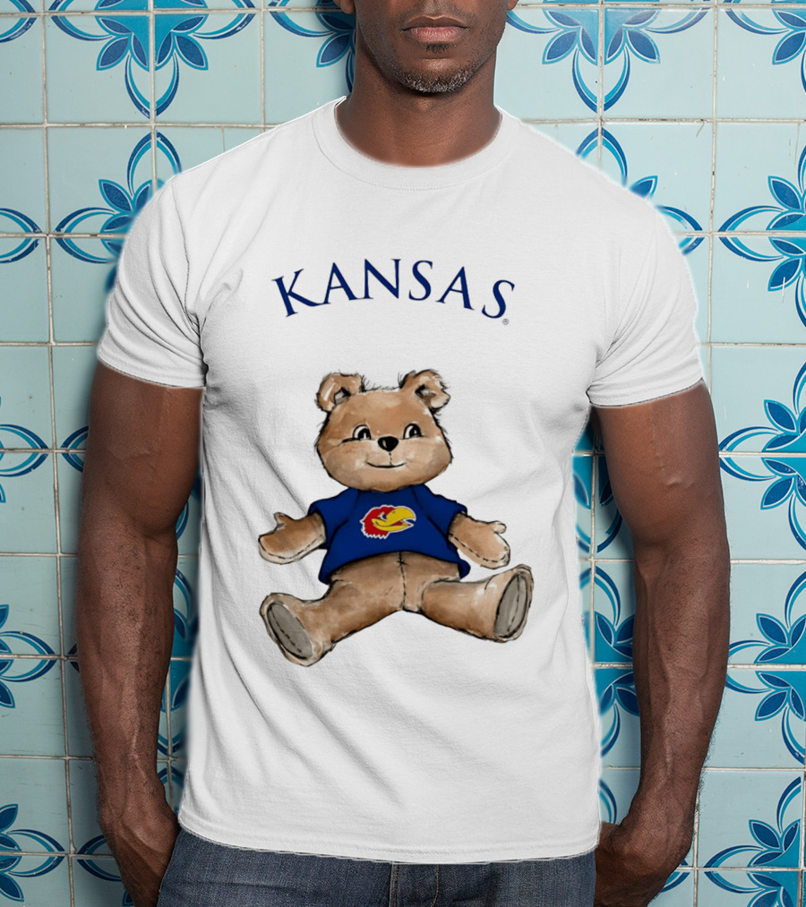 Kansas Jayhawks Teddy Bear KU Jayhawk T-Shirt