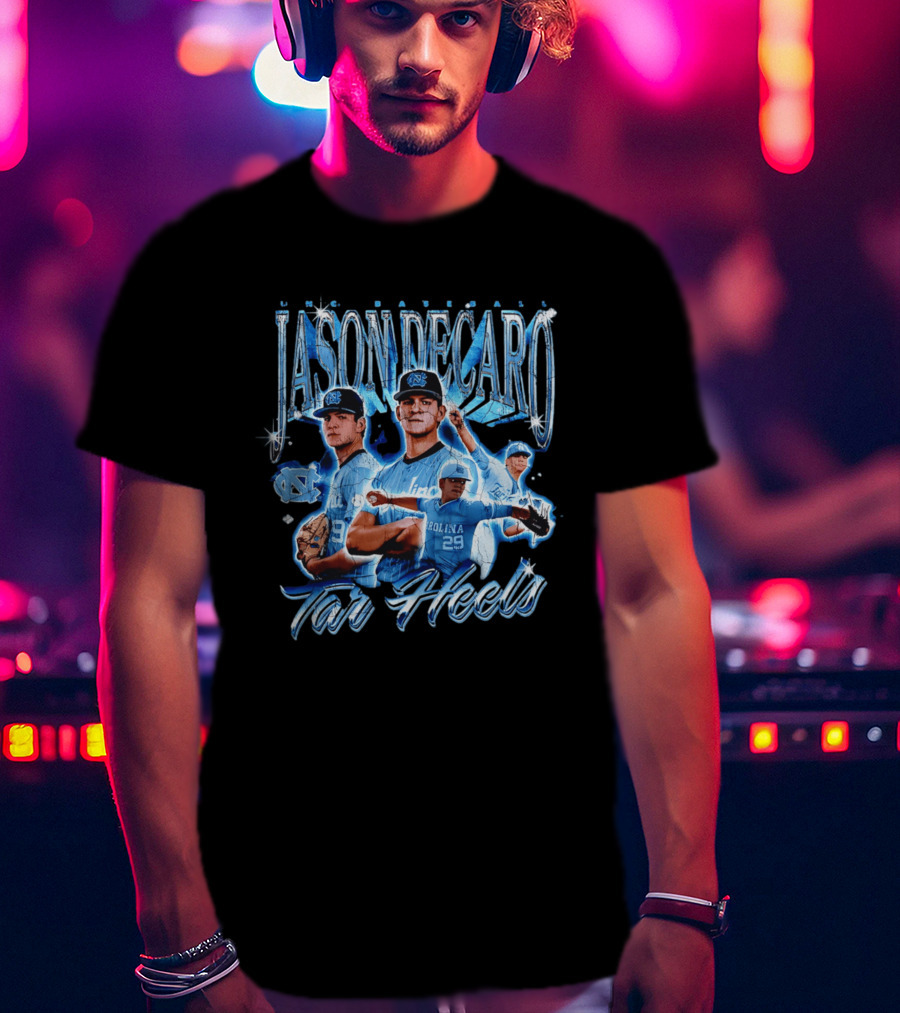 North Carolina Tar Heels Baseball Jason DeCaro T-Shirt