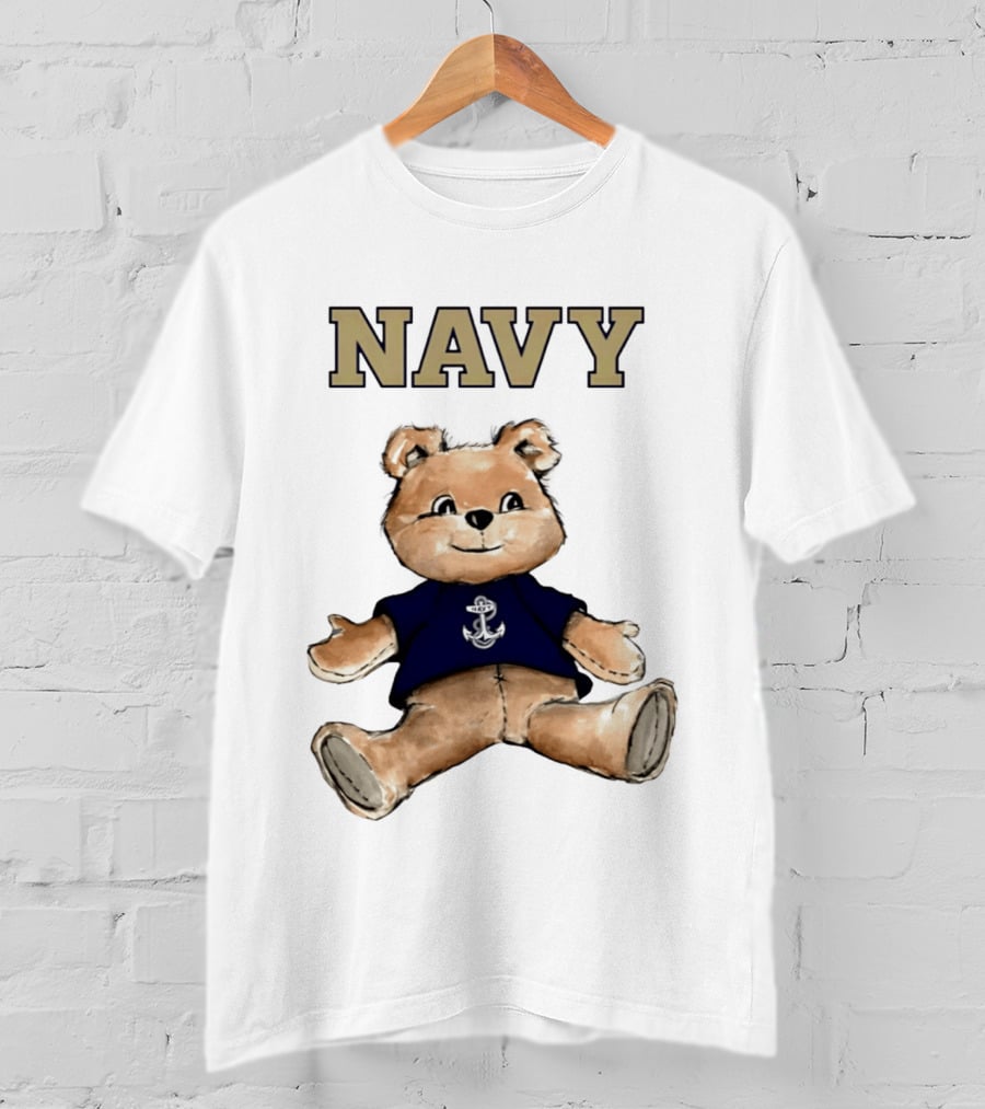 Navy Midshipmen Teddy Bear Anchor T-Shirt