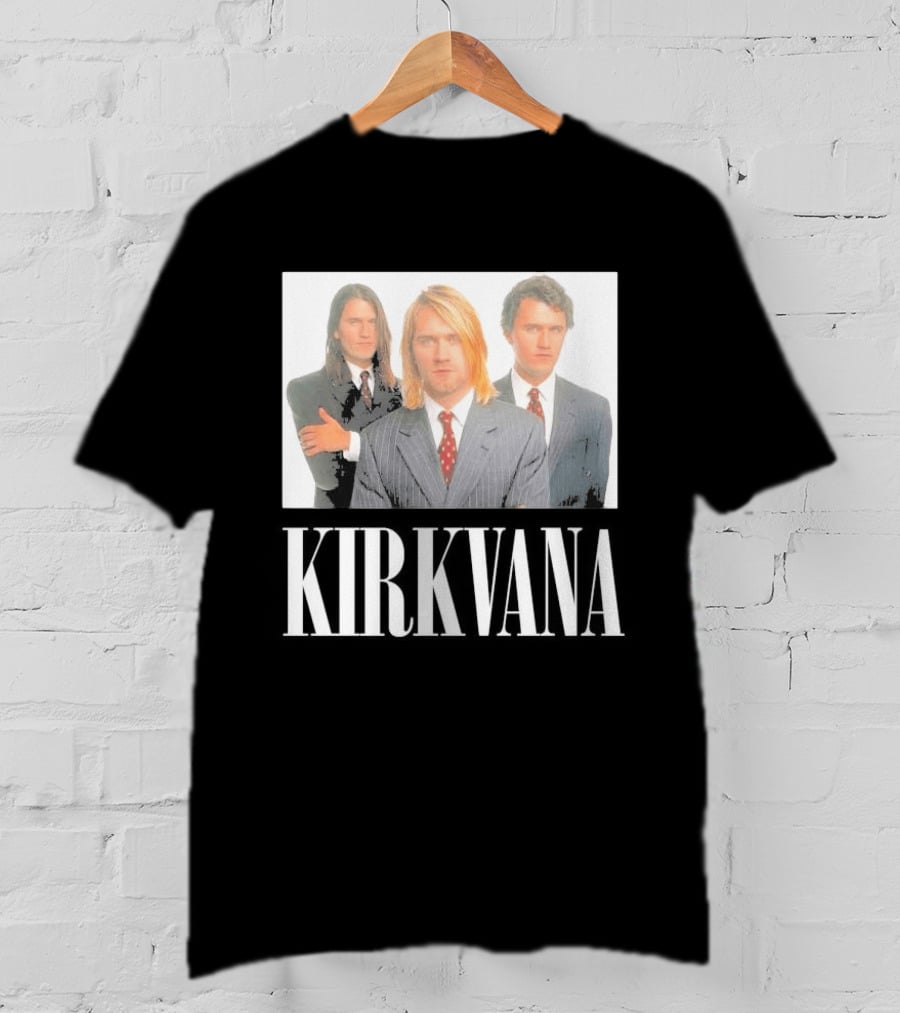 Kirkvana Grunge Band Members In Suits T-Shirt