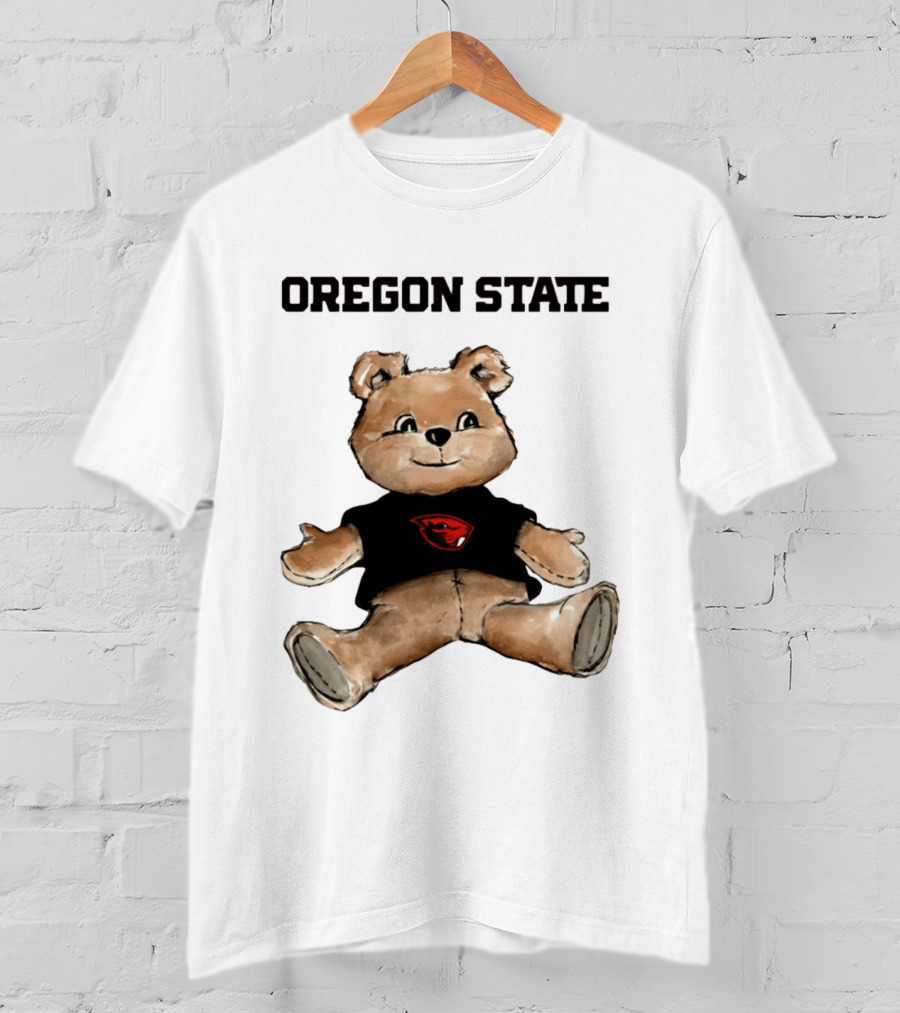 Oregon State Beavers Teddy Bear With Team T-Shirt