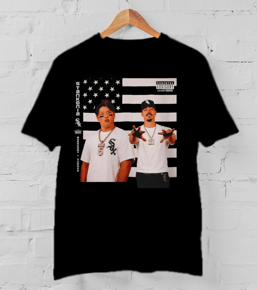 Murakami Munetaka Miguel Vargas Chicago White Sox Baseball American Flag Advisory 5 20 T-Shirt