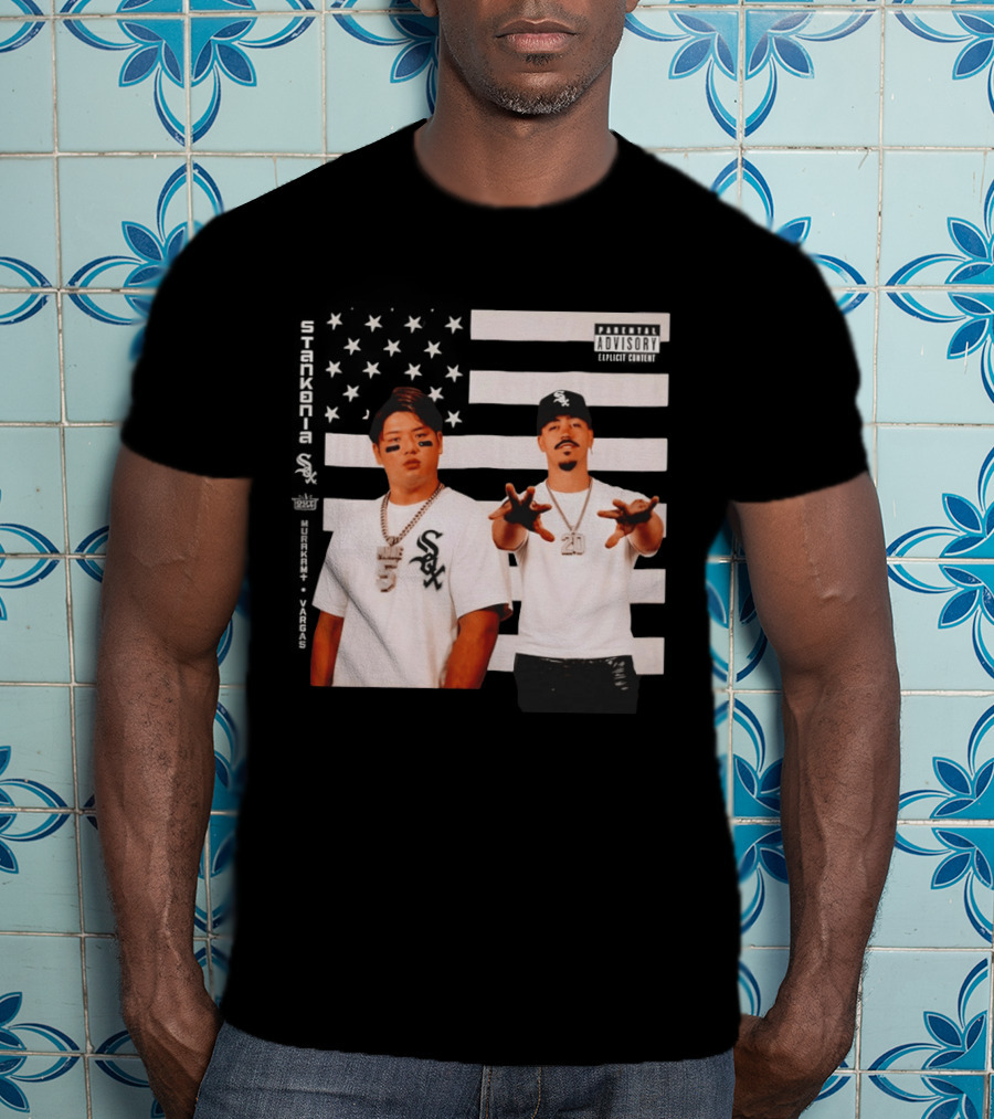 Murakami Munetaka Miguel Vargas Chicago White Sox Baseball American Flag Advisory 5 20 T-Shirt