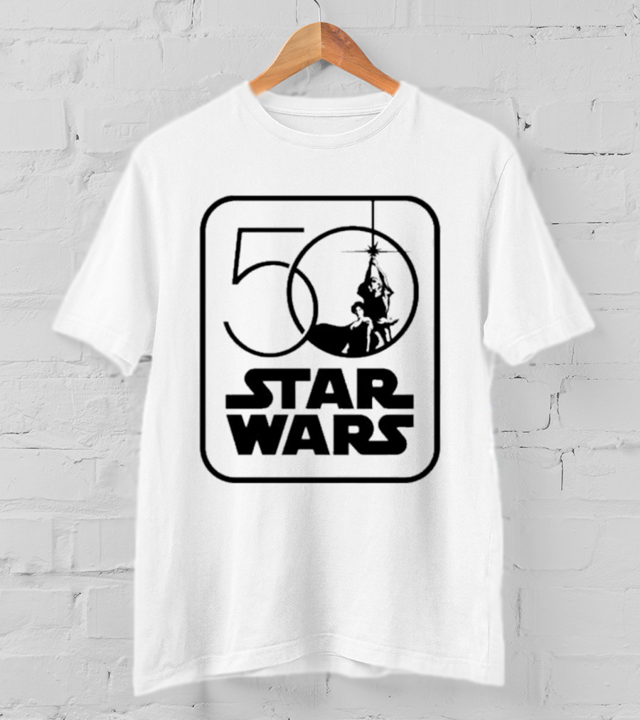 Star Wars 50th Anniversary Celebration Los Angeles 2027 Iconic Yoda And Lightsaber T-Shirt