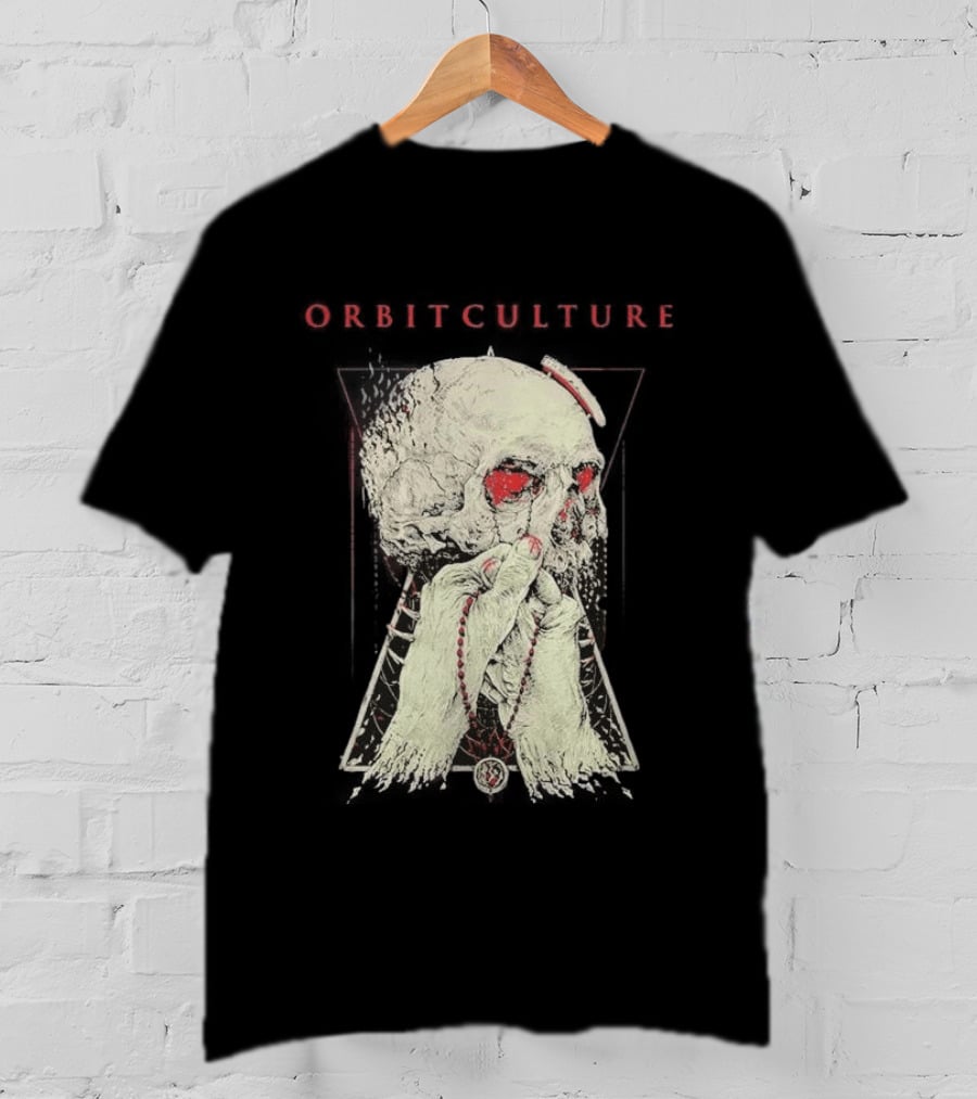 Orbit Culture Limited Chapter 1 The Might Red Fog Skull And Rosary T-Shirt