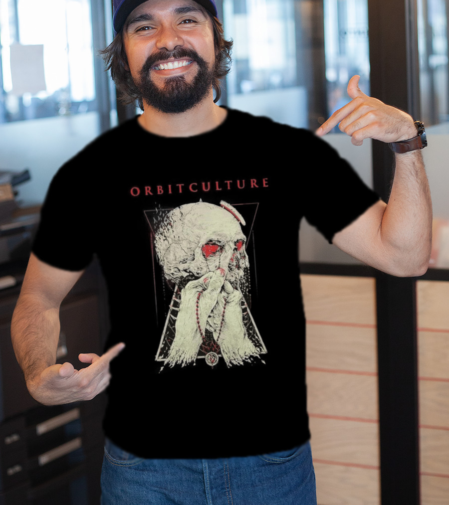 Orbit Culture Limited Chapter 1 The Might Red Fog Skull And Rosary T-Shirt