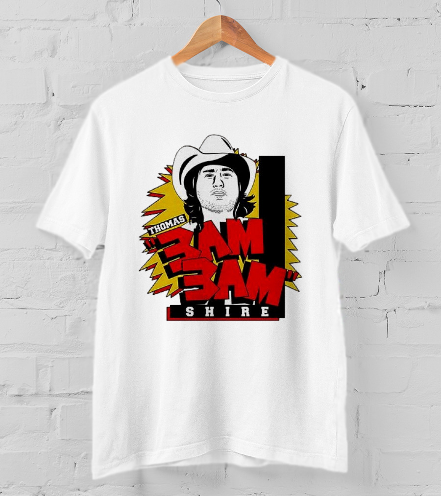 Thomas Shire 3AM 3AM Cowboy Hat Portrait Burst T-Shirt