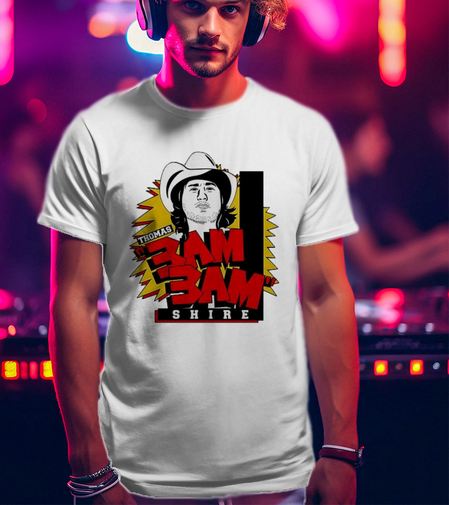 Thomas Shire 3AM 3AM Cowboy Hat Portrait Burst T-Shirt