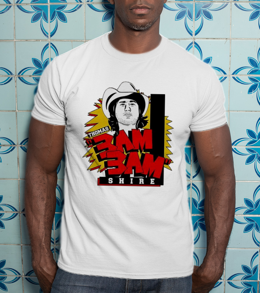 Thomas Shire 3AM 3AM Cowboy Hat Portrait Burst T-Shirt