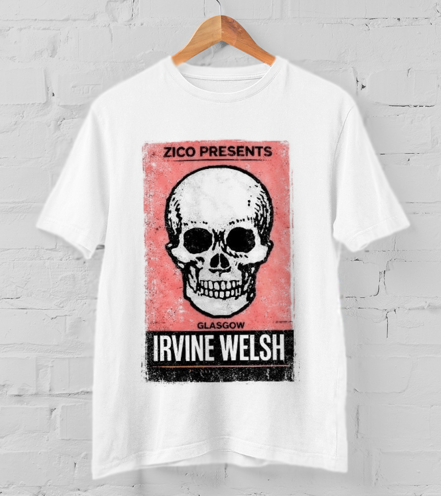 Zico Presents Irvine Welsh Glasgow Skull Red T-Shirt