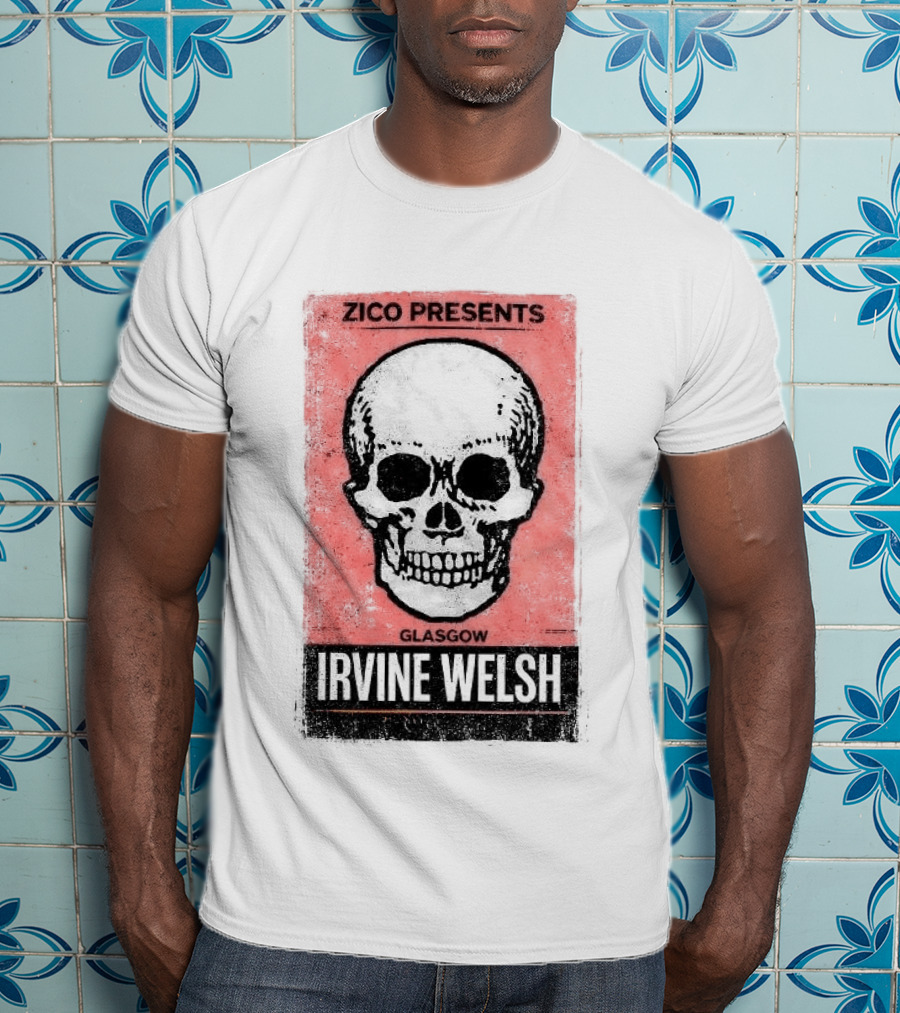 Zico Presents Irvine Welsh Glasgow Skull Red T-Shirt