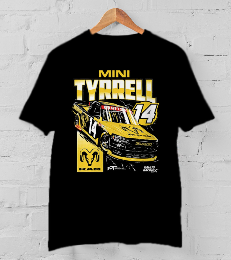 Mini Tyrell Kaulig Racing Ram NASCAR Craftsman 14 Car T-Shirt