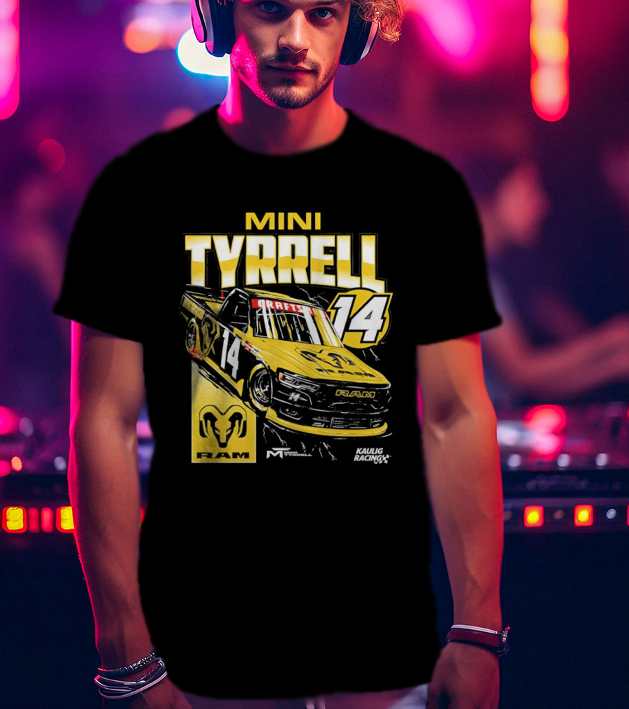 Mini Tyrell Kaulig Racing Ram NASCAR Craftsman 14 Car T-Shirt
