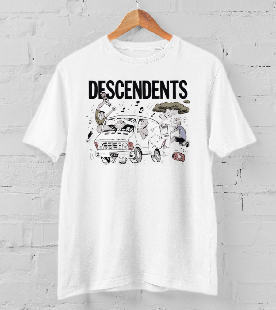 Descendents Punk Rock Van Humor Graphic Adventure T-Shirt