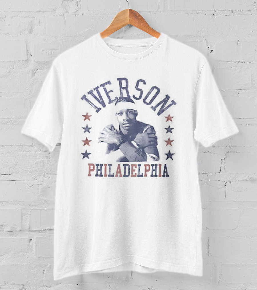 Iverson Philadelphia 76ers NBA Stars T-Shirt