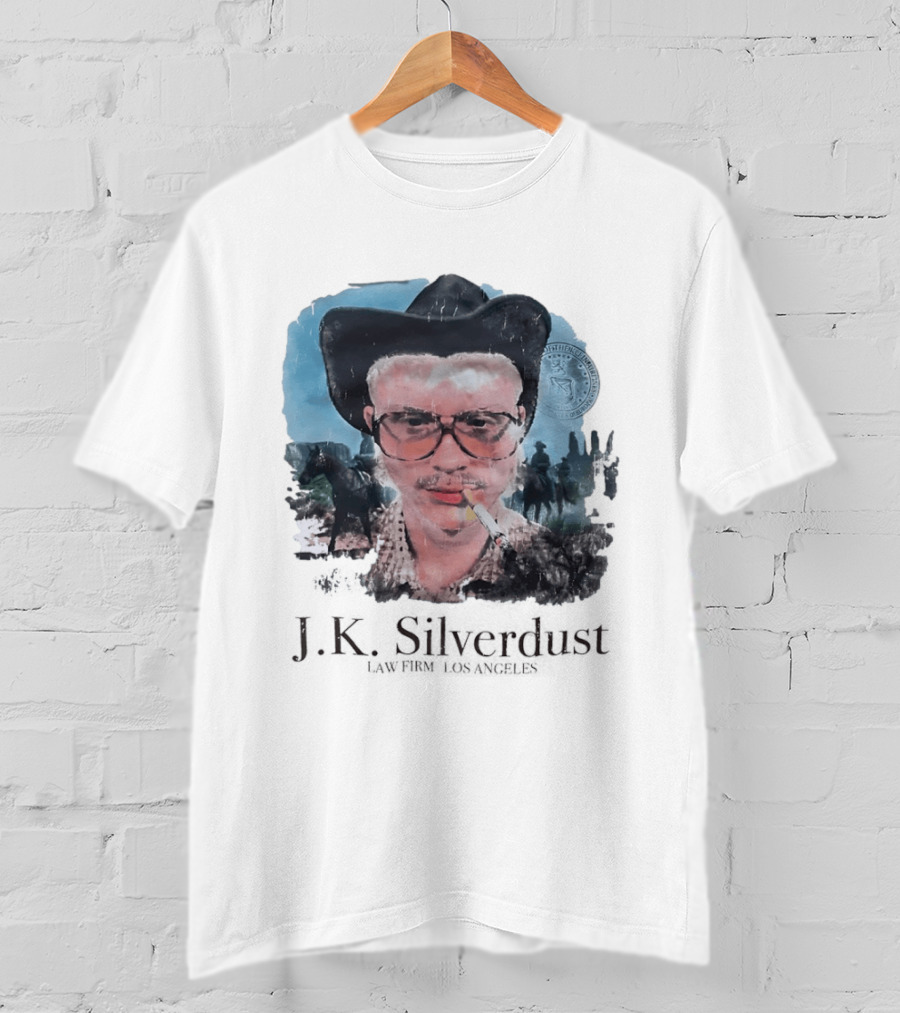 JK Silverdust Cowboy Los Angeles Vintage Style Smoking T-Shirt
