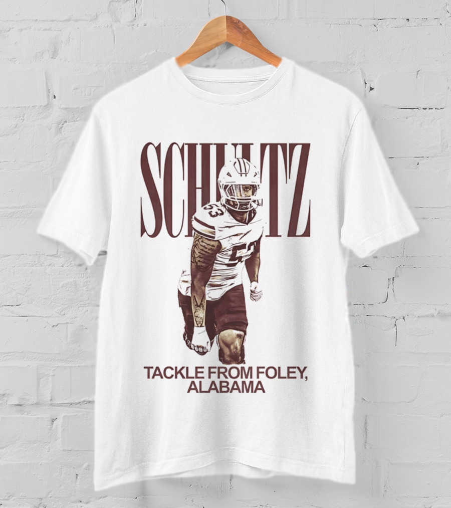 SCHULTZ Tackle From Foley Alabama T-Shirt