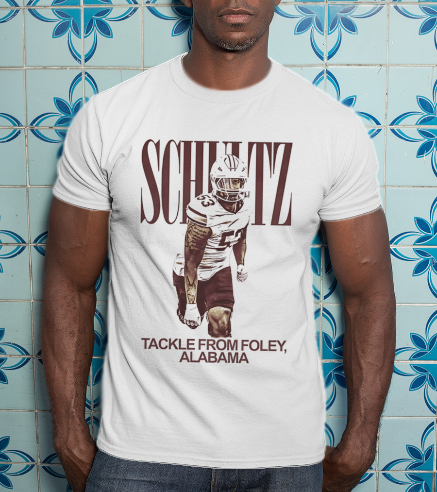 SCHULTZ Tackle From Foley Alabama T-Shirt