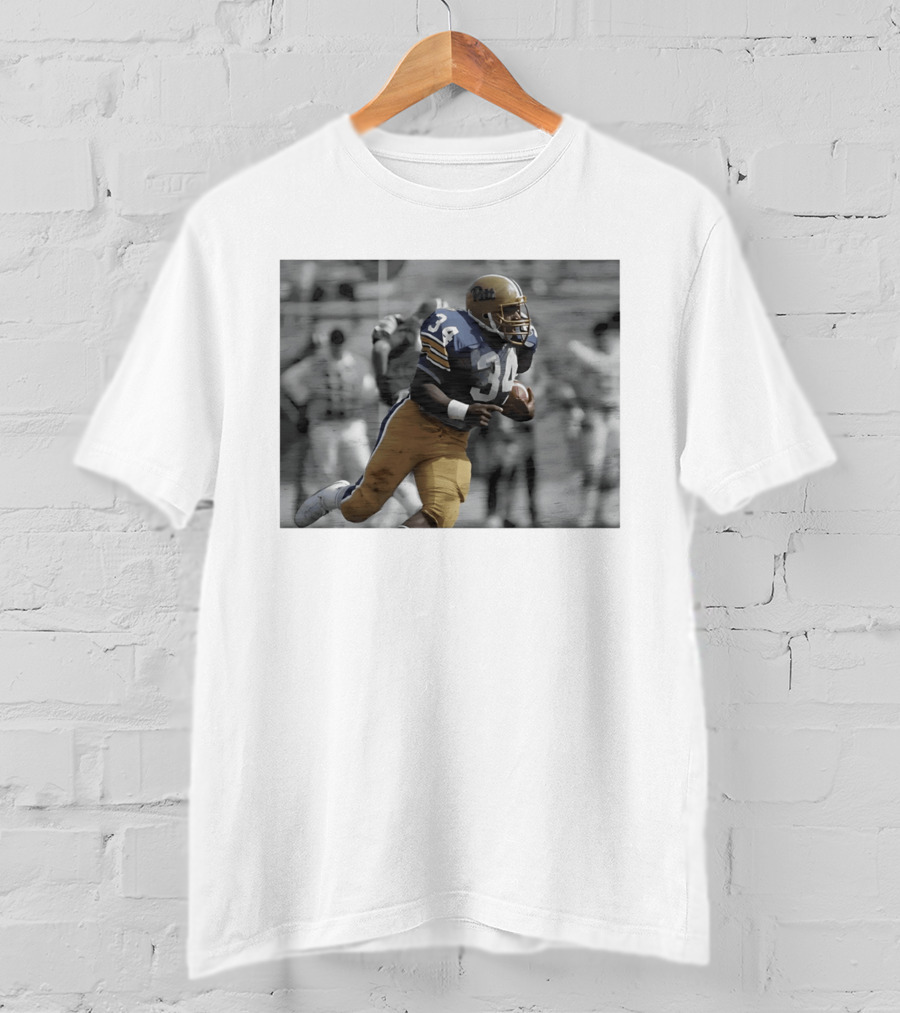 Craig Ironhead 34 Pittsburgh Panthers Football Legend T-Shirt