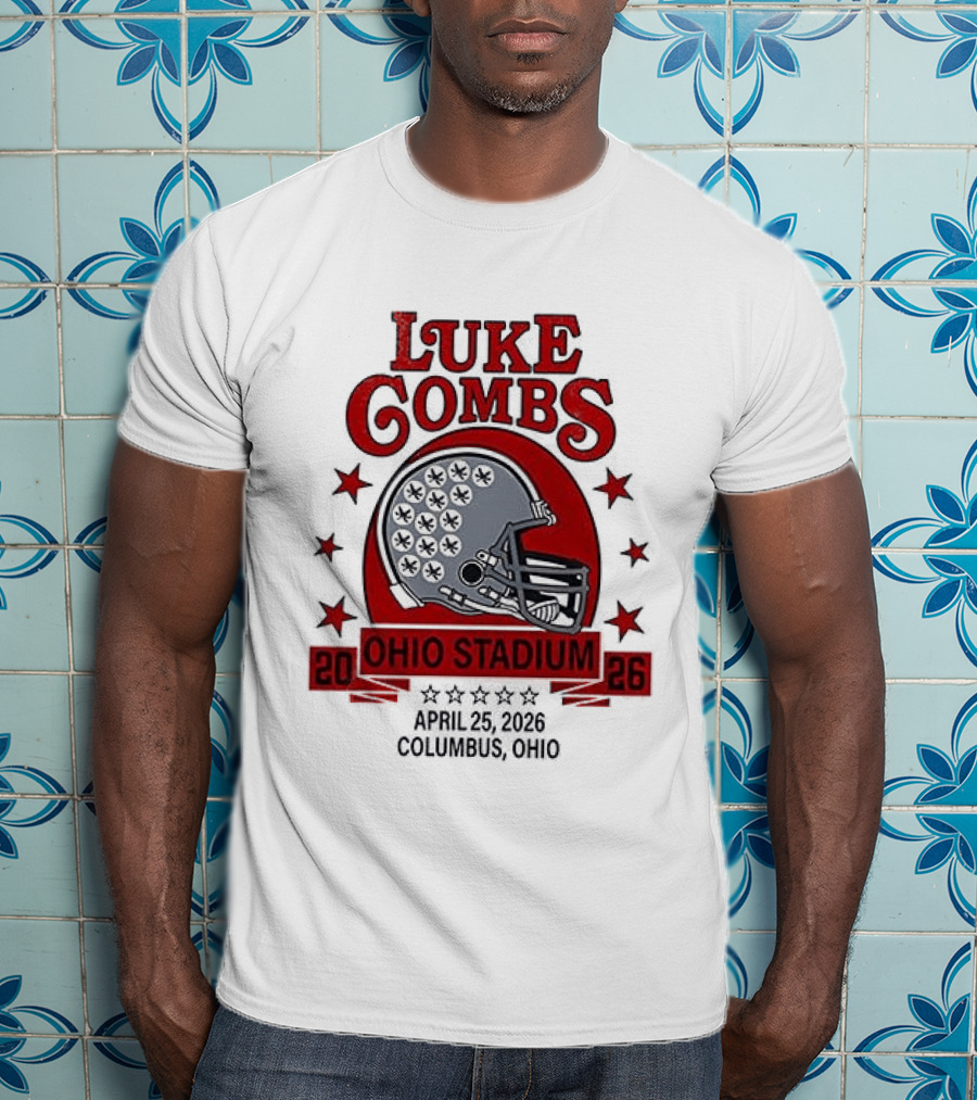 Luke Combs Ohio Stadium 2026 My Kinda Saturday Night Tour Buckeyes She Got The Best Of Me T-Shirt