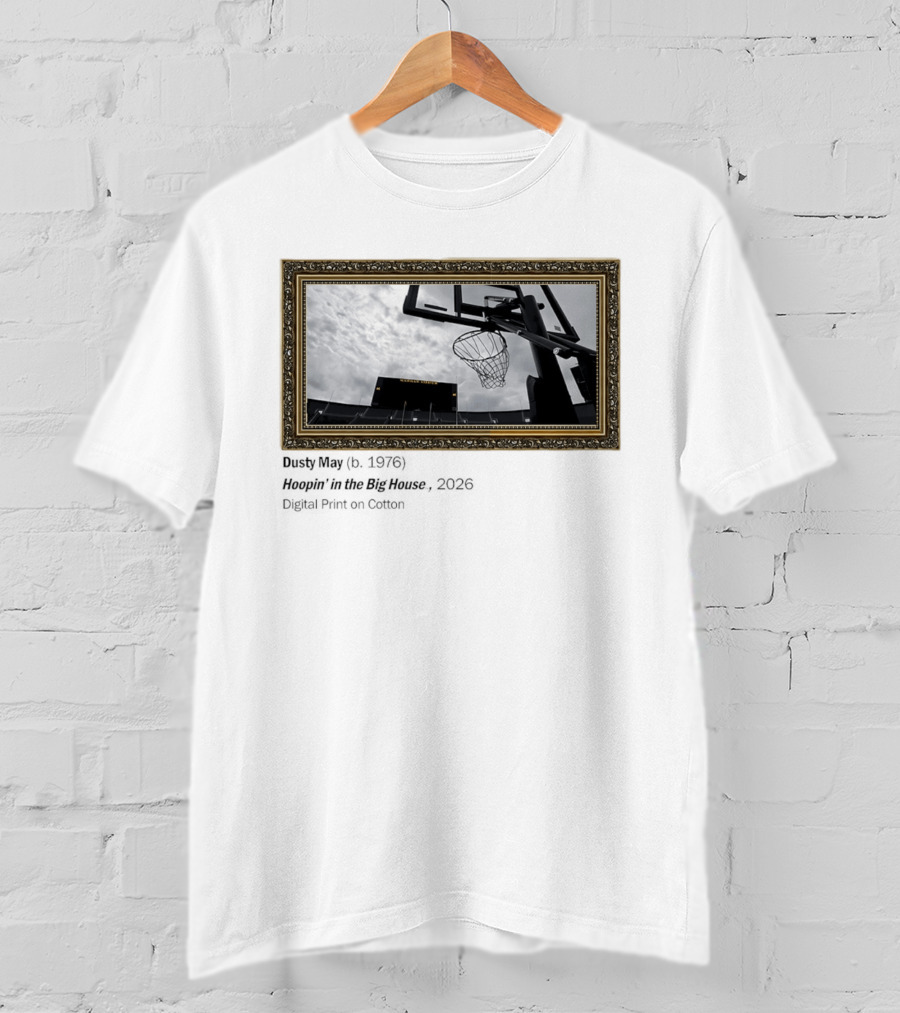 Michigan Stadium Basketball 2026 Hoopin' In The Big House T-Shirt